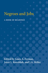 front cover of Negroes and Jobs