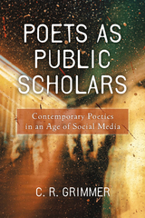 front cover of Poets as Public Scholars