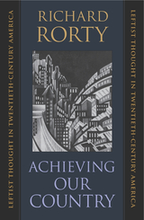 front cover of Achieving Our Country