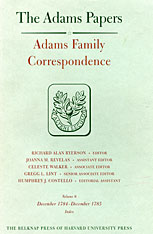 front cover of Adams Family Correspondence