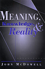 front cover of Meaning, Knowledge, and Reality