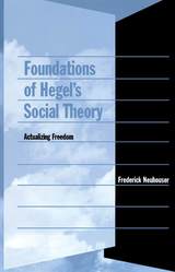 front cover of Foundations of Hegel’s Social Theory