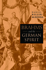 front cover of Brahms and the German Spirit