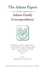 front cover of Adams Family Correspondence