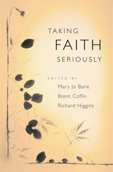 front cover of Taking Faith Seriously
