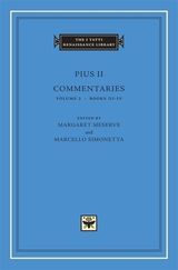front cover of Commentaries