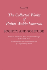 front cover of Collected Works of Ralph Waldo Emerson