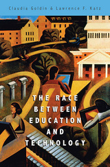 front cover of The Race between Education and Technology