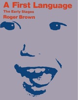 front cover of A First Language