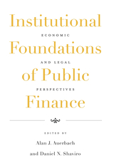 front cover of Institutional Foundations of Public Finance