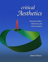 front cover of Critical Aesthetics