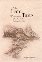 front cover of The Late Tang