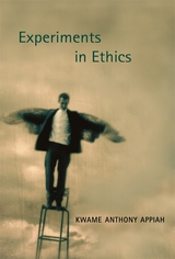 front cover of Experiments in Ethics
