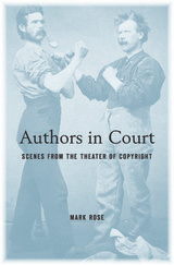 front cover of Authors in Court