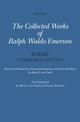 front cover of Collected Works of Ralph Waldo Emerson