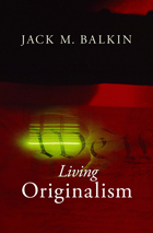 front cover of Living Originalism