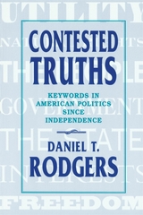 front cover of Contested Truths
