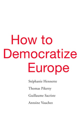 front cover of How to Democratize Europe
