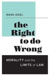 front cover of The Right to Do Wrong