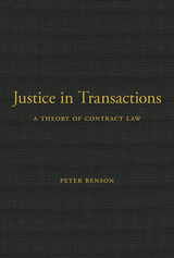 front cover of Justice in Transactions