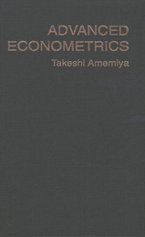 front cover of Advanced Econometrics