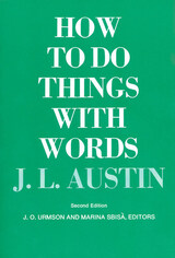 front cover of How to Do Things with Words
