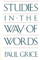 front cover of Studies in the Way of Words