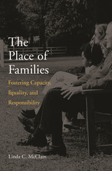 front cover of The Place of Families