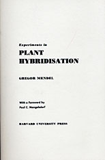 front cover of Experiments in Plant Hybridisation