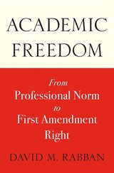 front cover of Academic Freedom