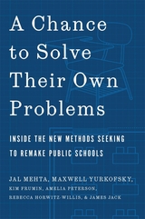 front cover of A Chance to Solve Their Own Problems
