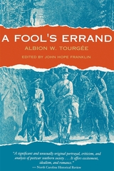 front cover of A Fool’s Errand