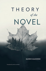 front cover of Theory of the Novel