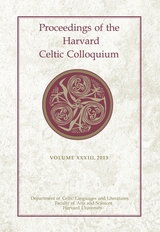 front cover of Proceedings of the Harvard Celtic Colloquium, 33