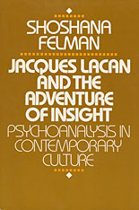front cover of Jacques Lacan and the Adventure of Insight
