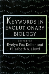 front cover of Keywords in Evolutionary Biology