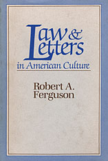 front cover of Law and Letters in American Culture