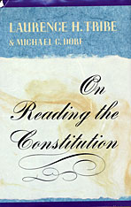 front cover of On Reading the Constitution