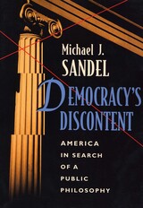 front cover of Democracy’s Discontent