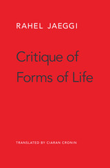 front cover of Critique of Forms of Life