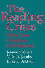 front cover of The Reading Crisis