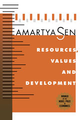 front cover of Resources, Values, and Development