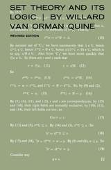 front cover of Set Theory and Its Logic