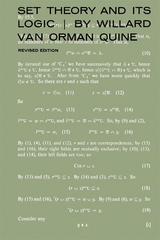 front cover of Set Theory and Its Logic