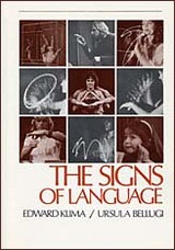 front cover of The Signs of Language