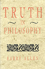front cover of Truth in Philosophy