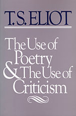 front cover of The Use of Poetry and Use of Criticism