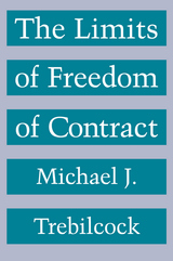 front cover of The Limits of Freedom of Contract