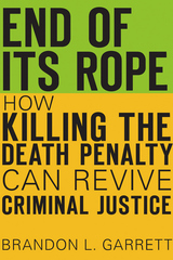 front cover of End of Its Rope