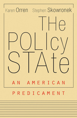 front cover of The Policy State